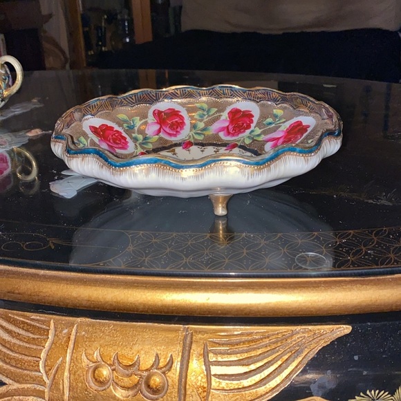 Hand Painted Pink, Rose and Gold Nippon Fine China bowl - Picture 2 of 6